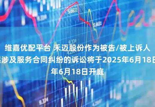 维嘉优配平台 禾迈股份作为被告/被上诉人的1起涉及服务合同纠纷的诉讼将于2025年6月18日开庭